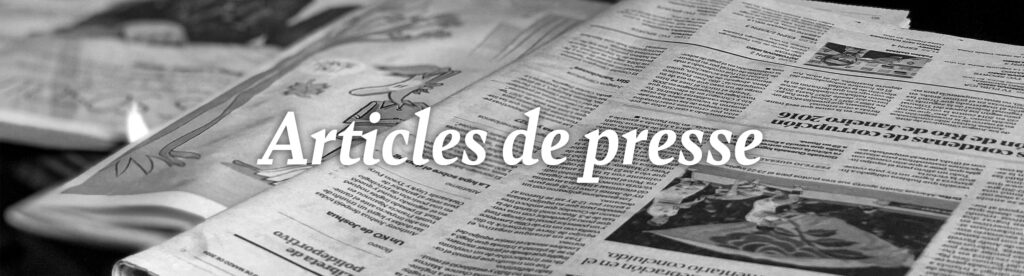 articles de presse